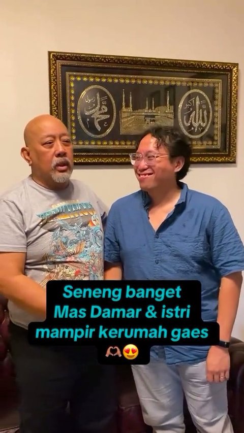 Sukses Jadi Ahli Nuklir, Damar Wicaksono Anak Dono Berkunjung ke Rumah Indro Warkop, Tak Lupa Gandeng Istri Cantiknya