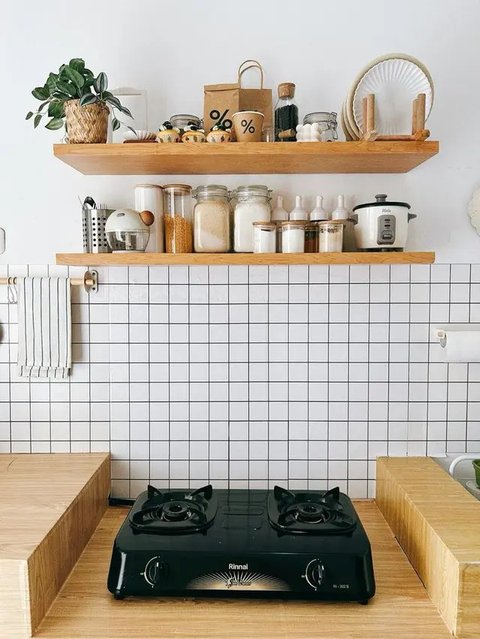 8 Rekomendasi Rak Dapur Sederhana nan Minimalis, Beri Kesan Rapi dan Modern