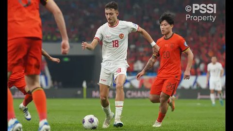 Begini Rapor Pemain Timnas Indonesia Usai Kalah dari China: Thom Haye Paling Kinclong