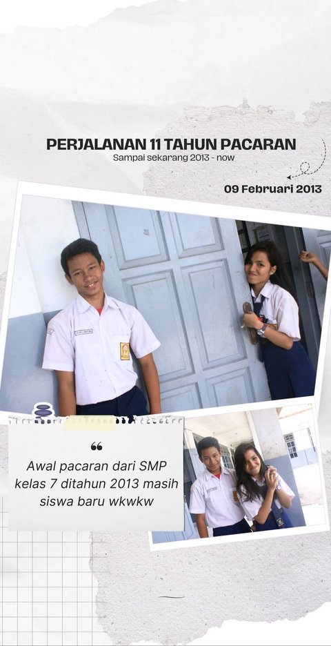 Kisah Perjalanan Cinta Sepasang Kekasih Jalin Hubungan Selama 11 Tahun, dari SMP hingga Lulus Kuliah