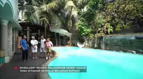 8 Potret Megahnya Paludarium Raksasa di Rumah Denny Cagur, Harganya Ditaksir Miliaran Rupiah