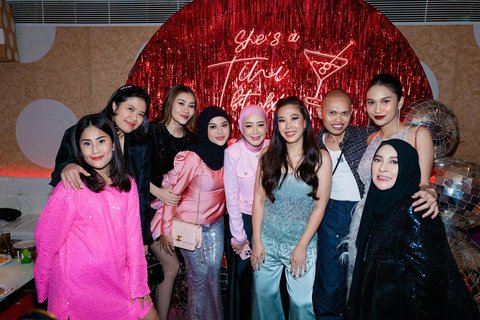 Outfit Selebriti di Ultah Marlene Hariman ke-40, Gaya Aurel Hermansyah dan Azizah Salsha Jadi Sorotan Publik