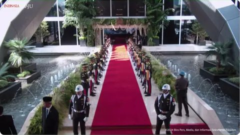 Didesain Anak Prabowo dengan Tema Hijau di Pelantikan Presiden-Wapres di Gedung MPR, Ini Maknanya Bikin Molongo