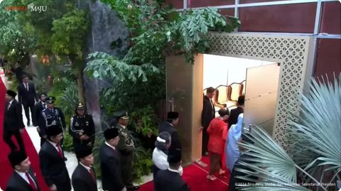 Didesain Anak Prabowo dengan Tema Hijau di Pelantikan Presiden-Wapres di Gedung MPR, Ini Maknanya Bikin Molongo