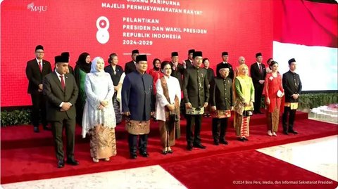 Didesain Anak Prabowo dengan Tema Hijau di Pelantikan Presiden-Wapres di Gedung MPR, Ini Maknanya Bikin Molongo