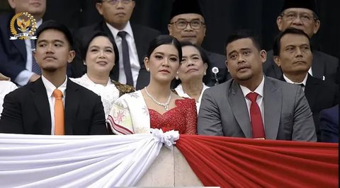 Penampilan Keluarga Jokowi di Pelantikan Prabowo-Gibran, Iriana Bawa Tas Chanel, Kahiyang Ayu & Selvi Pakai Kebaya Merah dengan Berlian