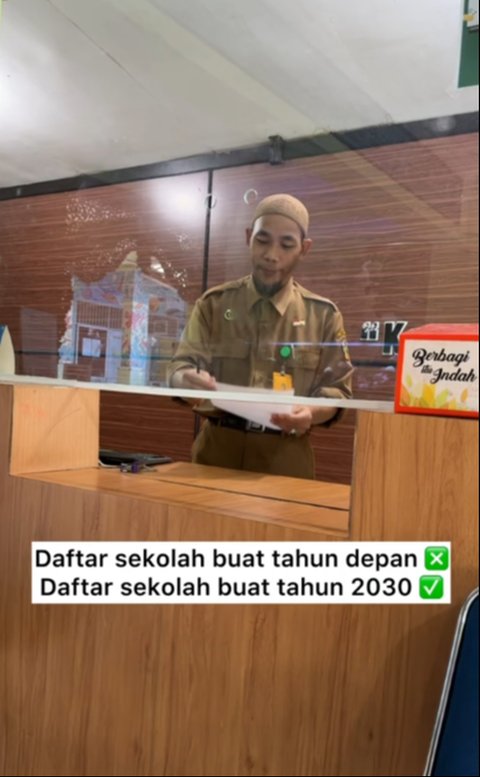 Bak Antrean Haji, Wanita Ini Mendaftar SD Tahun 2030 untuk Anaknya yang Masih Balita