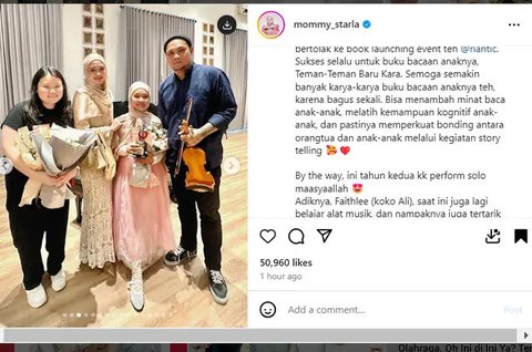 Inara Rusli dan Virgoun Tunjukkan Kekompakan dan Harmonis saat Hadiri Recital Concert Sang Anak