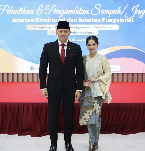 Cantiknya Annisa Yudhoyono Dampingi AHY, Tampil Berkebaya Pancarkan Aura Keanggunan yang Lembut Curi Perhatian