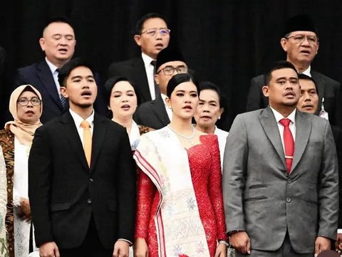 Potret Cantik Anak dan Mantu Jokowi, Kahiyang-Selvi Kompak Pakai Kebaya & Kalung Berlian di Pelantikan Prabowo-Gibran