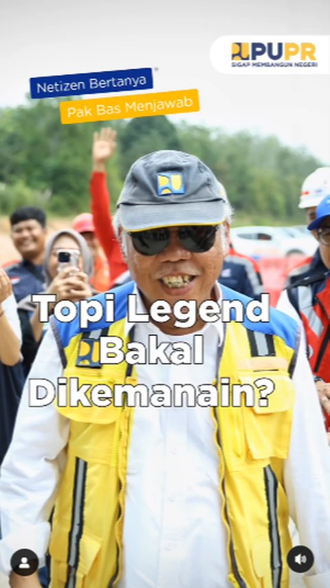 Pensiun, Topi Legendaris Basuki 10 Tahun Jadi Menteri Masuk Museum