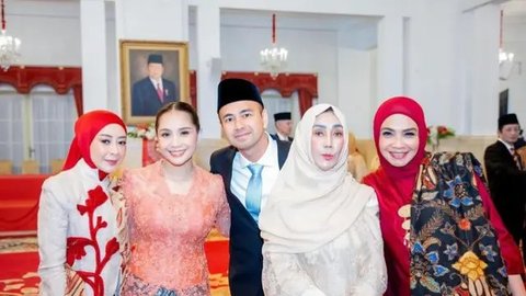 Raffi Ahmad Boyong Keluarga Besarnya saat Pelantikan, Tampilan Mewah dan Elegan Jadi Sorotan