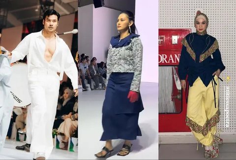 Cantik dan Elegannya Gaya Paula Verhoeven, Raihaanun hingga Chicco Jerikho Tampil di Catwalk Jakarta Fashion Week 2024