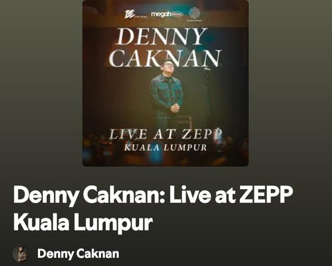 Denny Caknan Rilis Album Live Konser di Malaysia, Videonya Langsung Trending