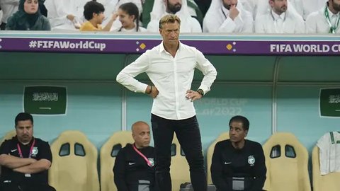 Indonesia Waspada, Arab Saudi Dilatih Kembali Herve Renard Dulu Pernah Kalahkan Argentina di Piala Dunia