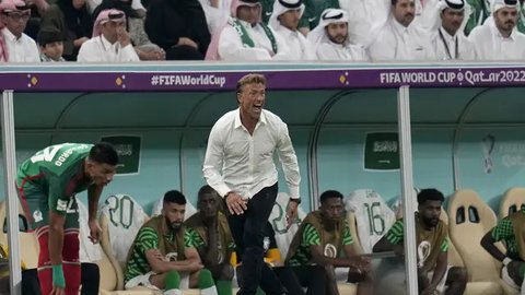 Indonesia Waspada, Arab Saudi Dilatih Kembali Herve Renard Dulu Pernah Kalahkan Argentina di Piala Dunia