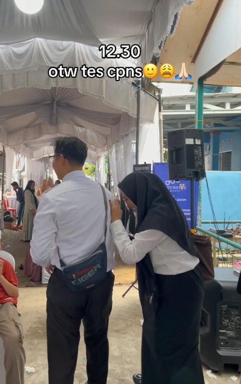 Pejuang NIP 2024, Pasangan Pengantin Ini Tetap Ikut Tes CPNS di Tengah Acara Pernikahannya