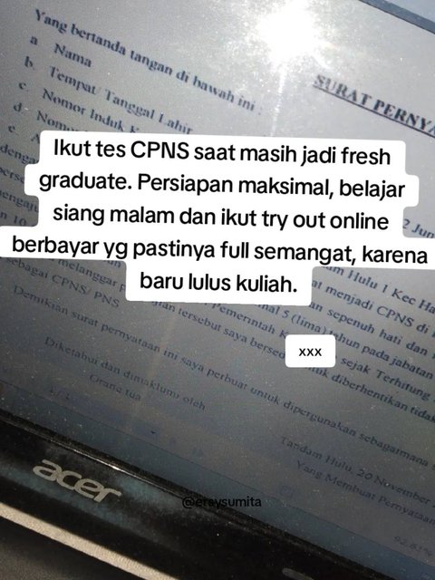 Kisah Pengalaman Wanita Pasca Gagal dari Tes CPNS, 5 Tahun Memahami Hikmah Kegagalan