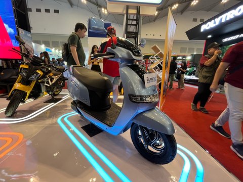 Cukup Rp8 Juta Bisa Bawa Pulang Motor Listrik TVS iQube S di IMOS 2024, Garansi 3 Tahun atau 36.000 Km