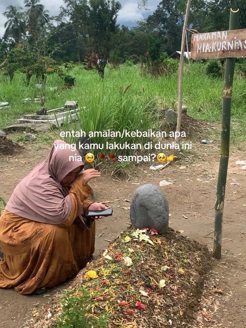 Penampakan Terbaru Makam Nia Gadis Penjual Gorengan, Sering Didatangi Peziarah Sampai Taburan Bunga Tinggi