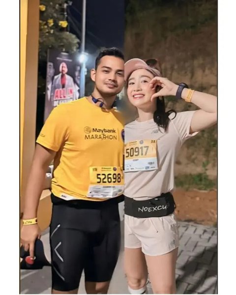 Sudah Kenal 5 Tahun, 6 Momen Pacaran Febby Rastanty dan Drajad Djumantara yang Punya Hobi Ikut Lari Marathon