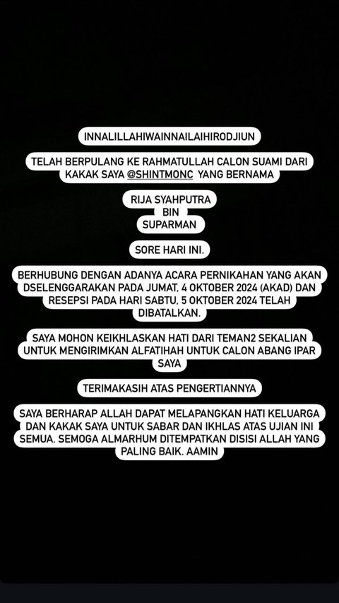 Wanita Ini Terpukul saat Calon Suami Meninggal Dunia H-2 Pernikahan, Kisahnya Viral Bikin Pilu