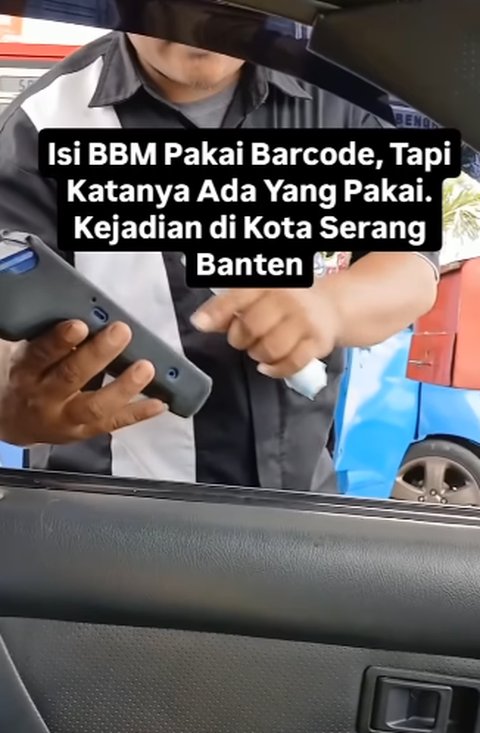 Aneh Tapi Nyata, Ingin Isi BBM Pakai Barcode Sudah Dipakai Orang Lain Bikin Heboh