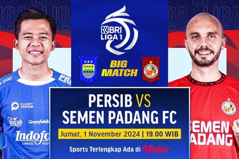 Prediksi Pertandingan Persib Vs Semen Padang Hari ini: Peluang Besar Maung Bandung Cetak Banyak Gol