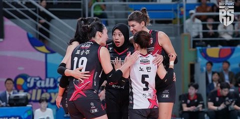 Jadi MPV, Megawati Gendong Red Sparks Kalahkan HI Pass 3-0