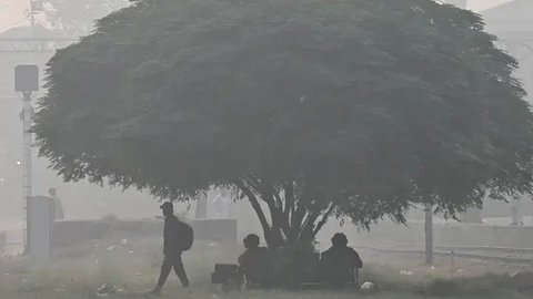 FOTO: Penampakan Polusi Terburuk Sepanjang Sejarah Selimuti Lahore Pakistan, Sekolah-Sekolah Terpaksa Ditutup