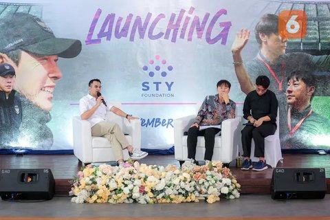 FOTO: Shin Tae-yong Dirikan STY Foundation untuk Bina Talenta Muda Sepak Bola Indonesia