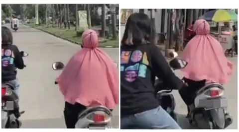 6 Foto Emak-emak Kocak Pakai Motor yang Bikin Geleng-geleng Kepala