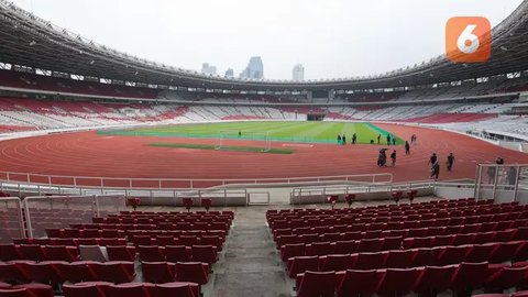 FOTO: Penampakan Kondisi Terbaru Rumput Stadion GBK Jelang Timnas Indonesia vs Jepang