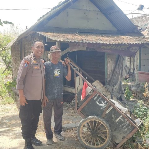 Tukang Rongsok Menolak Cukur Rambut karena Punya ‘Ilmu’, Ketemu Polisi Baik Dikasih Modal Usaha