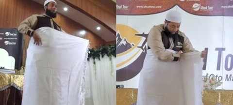 Cara Memakai Kain Ihram Laki-laki yang Praktis dan Mudah, Ala Ustaz Khalid Basalamah