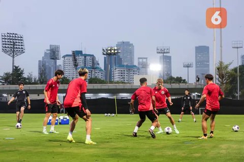 FOTO: Jepang Tancap Gas Gelar Latihan Perdana Jelang Lawan Timnas Indonesia di Kualifikasi Piala Dunia 2024