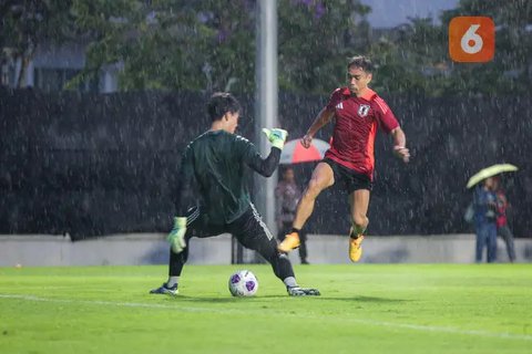 FOTO: Jepang Tancap Gas Gelar Latihan Perdana Jelang Lawan Timnas Indonesia di Kualifikasi Piala Dunia 2024