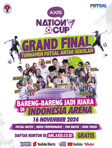 Menuju Grand Final Axis Nation Cup 2024, Ini Dia Daftar SMA yang Bakal Jadi Calon Juaranya!