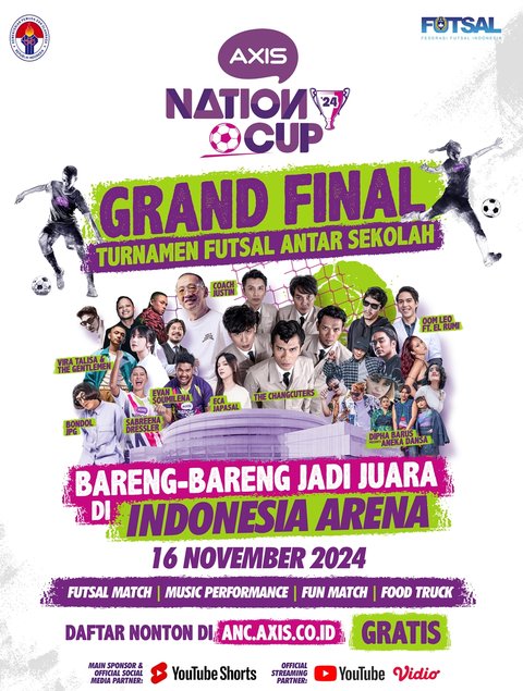 Mau Nonton Futsal Plus Aksi Musisi Ternama? Catat Jadwalnya Weekend Nanti!