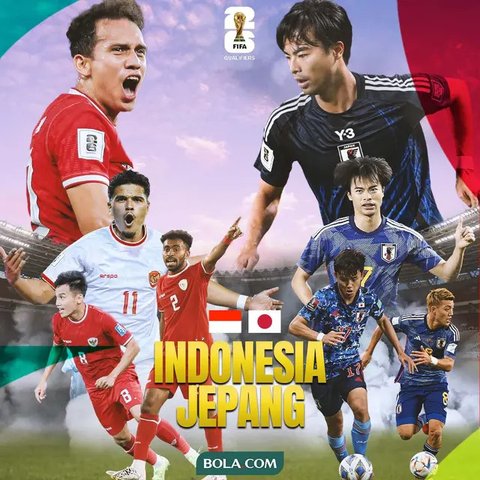 Head to Head Antarlini Timnas Indonesia Vs Jepang: Skuad Garuda Imbangi Tim Samurai Biru yang Lebih Diunggulkan