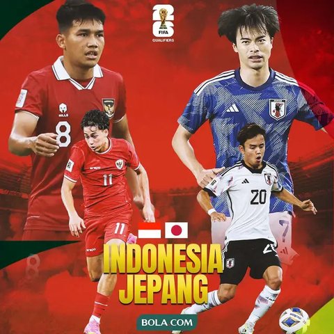 Head to Head Antarlini Timnas Indonesia Vs Jepang: Skuad Garuda Imbangi Tim Samurai Biru yang Lebih Diunggulkan