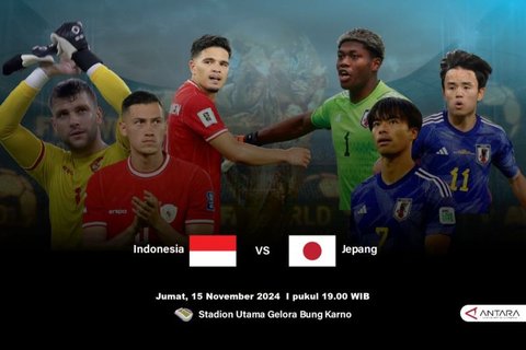 Link Live Streaming Timnas Indonesia vs Jepang di Grup C Round 3 Kualifikasi Piala Dunia 2026