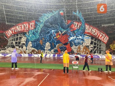 Kata Suporter Jepang usai Nonton di GBK: Apresiasi Koreo Godzilla Vs Gundala hingga Puji Indonesia Negara Aman