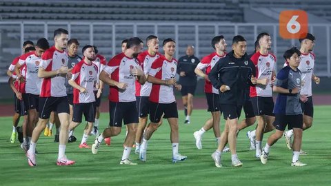 FOTO: Ekspresi Eliano Reijnders Tetap Ikut Latihan Timnas Indonesia Meski Dua Kali Dicoret Shin Tae-yong