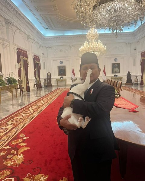 Potret Mesra Prabowo Gendong Bobby Kertanegara di Istana, Sikap Manjanya ke Presiden Ramai Disorot