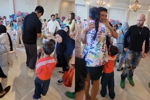 Sikap Baim Wong Elus Kepala Nagita di Ultah Azura Anak Aurel Hermansyah Tuai Cibiran