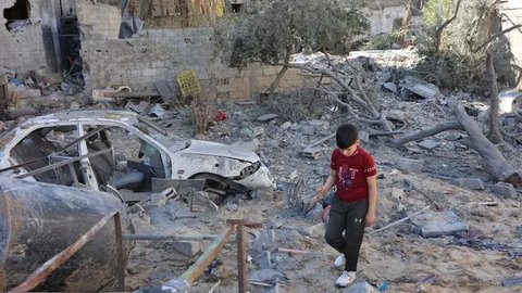 FOTO: Hari Anak Sedunia, Begini Kondisi Prihatin Anak-Anak Jalur Gaza Jadi Korban Serangan Israel