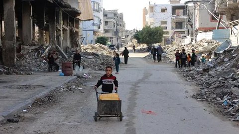 FOTO: Hari Anak Sedunia, Begini Kondisi Prihatin Anak-Anak Jalur Gaza Jadi Korban Serangan Israel