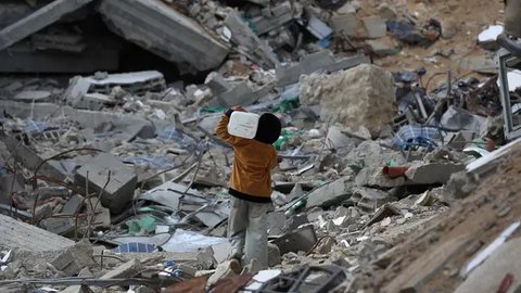 FOTO: Hari Anak Sedunia, Begini Kondisi Prihatin Anak-Anak Jalur Gaza Jadi Korban Serangan Israel