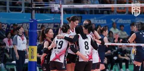 Hasil V League Korea: Megawati Come Back Setelah Cedera, Langsung Bawa Red Sparks Menang